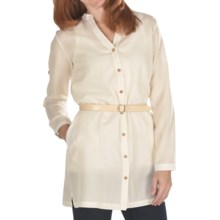 Emu Cabarita Shirt Dress - Merino Wool, Long Sleeve (For Women) in Natural - Closeouts