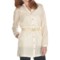 Emu Cabarita Shirt Dress - Merino Wool, Long Sleeve (For Women) in Natural