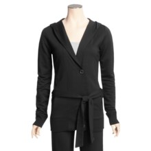 Emu Erskine French Terry Hoodie Sweatshirt - Merino Wool (For Women) in Black - Closeouts