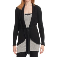 Emu Noosaville Cardigan Sweater - Merino Wool (For Women) in Black - Closeouts