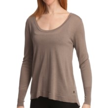Emu Tahnum Sands Pullover - Soft Merino Wool, Long Sleeve (For Women) in Mushroom - Closeouts