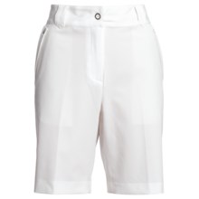 EP Pro Snap Flap 20” Tour-Tech Shorts (For Women) in White - Closeouts