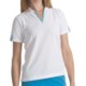 EP Pro Stripe Trimmed Tour-Tech Polo Shirt - Short Sleeve (For Women)