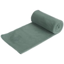 eQua by Manduka Long Yoga Mat Towel - Microfiber in Thyme - Closeouts