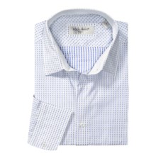Equilibrio Circle Sport Shirt - Long Sleeve (For Men) in White/Blue - Closeouts