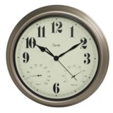Equity by La Crosse Technology 15" Clock - Temperature and Humidity Display