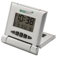 Equity by La Crosse Technology Hybrid Solar Travel Alarm in Silver - Closeouts