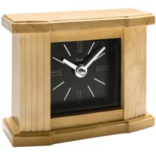 Equity by La Crosse Technology Wooden Mantel Clock in Natural - Closeouts