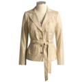 David Meister Frosted Paneled Jacket - Stretch Linen (For Women)