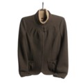 Atelier Boiled Wool Pintuck Jacket (For Women)
