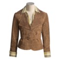 Belted Suede Jacket (For Women)