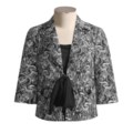 Tribal Sportswear Printed Jacket - Cotton Sateen, ¾ Sleeve (For Women)