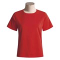 Orvis Cotton Mini-Rib T-Shirt - Short Sleeve (For Women)