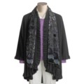 Johnstons of Elgin Merino Wool-Angora Cape (For Women)