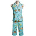 Frankie & Johnny Cotton Crop Pajama Set - Sleeveless (For Women)