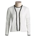 Hawksley & Wight Cotton Cardigan Sweater - Cable Knit (For Women)