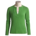 Kinross Featherweight Cashmere Sweater (For Women)