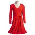 Shani Criss-Cross Dress - Long Sleeve (For Women)