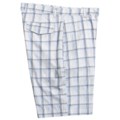 Toscano Cotton Plaid Shorts - Flat Front (For Men)