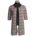 Kial Silk-Rich Cardigan Sweater - Open Front (For Women)