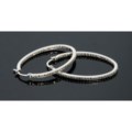 Judith Jack Marcasite Earrings - Hoop