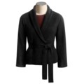 Lafayette 148 New York Deluxe Cardigan Sweater - Wool Basket Weave (For Women)