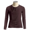 Austin Reed Black Label Jersey Shirt - Shirred, Long Sleeve (For Women)