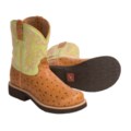 Twisted X Barn Burner Boots - Faux Ostrich (For Women)