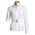 Katherine Barclay Cotton-Rich Shirt - Belted, Long Sleeve (For Women)