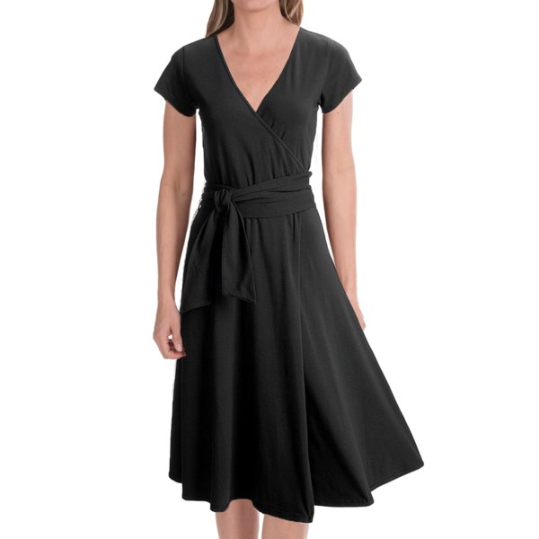 Royal Robbins Breanna V-neck Dress - Stretch Jersey, Self-tie Waist (for Women)