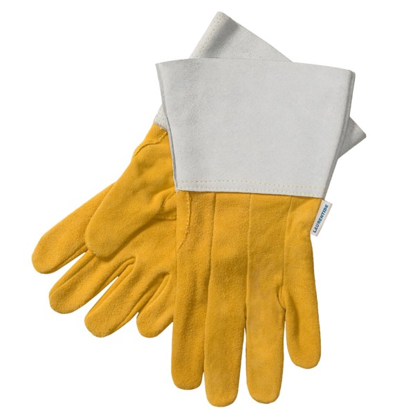 Laurentide Buckskin Work Gloves - Protective Cuff (For Men)