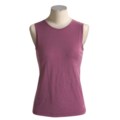 White Sierra Bamboo-Rich Yushan Tank Top - Shelf Bra (For Women)