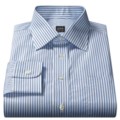 Ike Behar Peruvian Cotton Shirt - University Stripe, Long Sleeve (For Men)