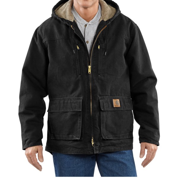 Carhartt Sandstone Jackson Jacket - Sherpa Lined (For Tall Men)
