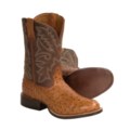 Twisted X Cattleman 11” Cowboy Boots - Full-Quill Ostrich (For Men)
