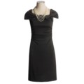 David Meister Matte Jersey Dress - Off-Shoulder Swag (For Women)