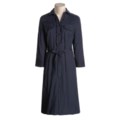 Swiss Dot Belted Dress - Long Sleeve (For Women)
