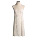 Damask England Cotton Saffron Nightgown - Sleeveless (For Women)