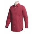 Striped Cotton Sport Shirt - Long Sleeve (For Men)