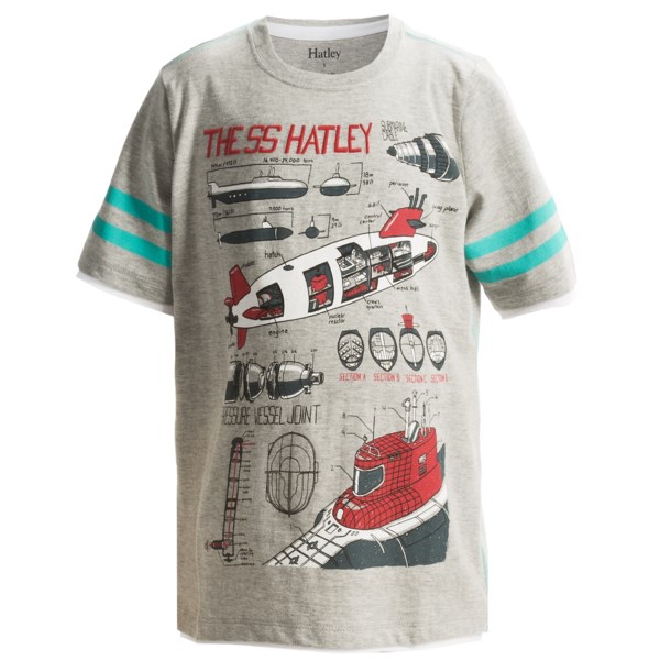 Hatley Cotton Graphic T-shirt - Short Sleeve (for Boys)