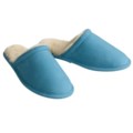 Acorn Nubuck and Sheepskin Scuff Slippers (For Women)