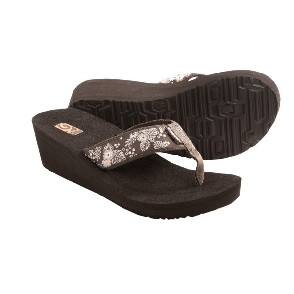 Teva Mandalyn Mush(R) Wedge 2 Sandals - Flip Flops (For Women)
