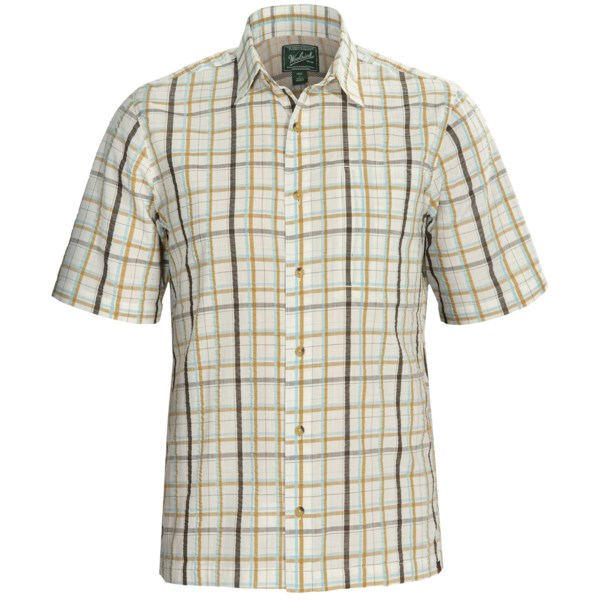 Woolrich Scenic Plaid Shirt - UPF 15 , Organic Cotton, Short Sleeve (For Men)