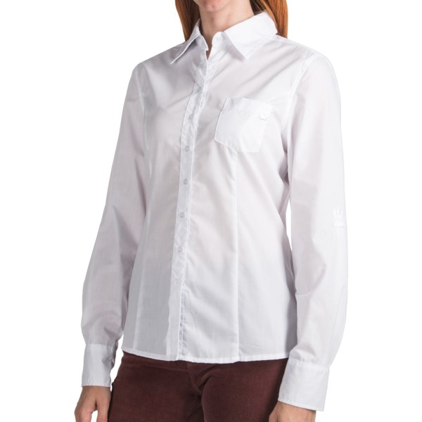 FDJ French Dressing Pigment-Dyed Woven Shirt - Long Roll-Up Sleeve (For Women)