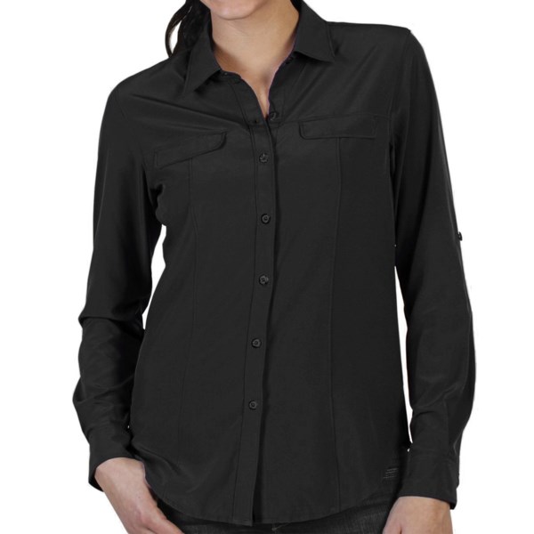 ExOfficio Kizmet Stretch Camper Shirt - UPF 50 , Button Front, Long Sleeve (For Women)