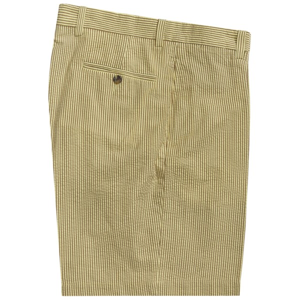 Charleston Khaki By Berle Cotton Shorts - Flat Front (for Men)