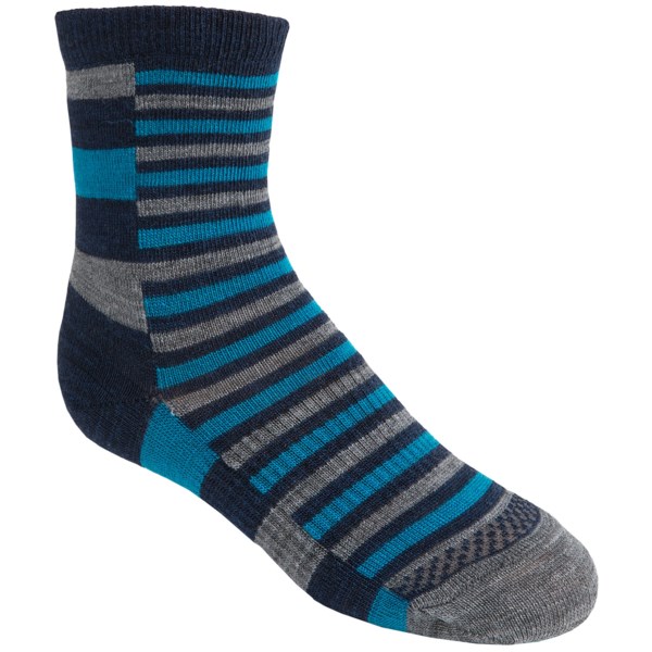 SmartWool Split Stripe Socks - Merino Wool, Crew (For Kids and Youth)