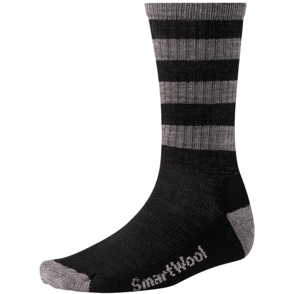 SmartWool Striped Hike Socks - Merino Wool, Crew (For Men and Women)