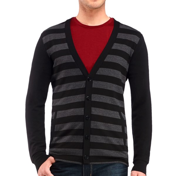 Icebreaker Escape Cardigan Sweater - UPF 30 , Merino Wool (For Men)
