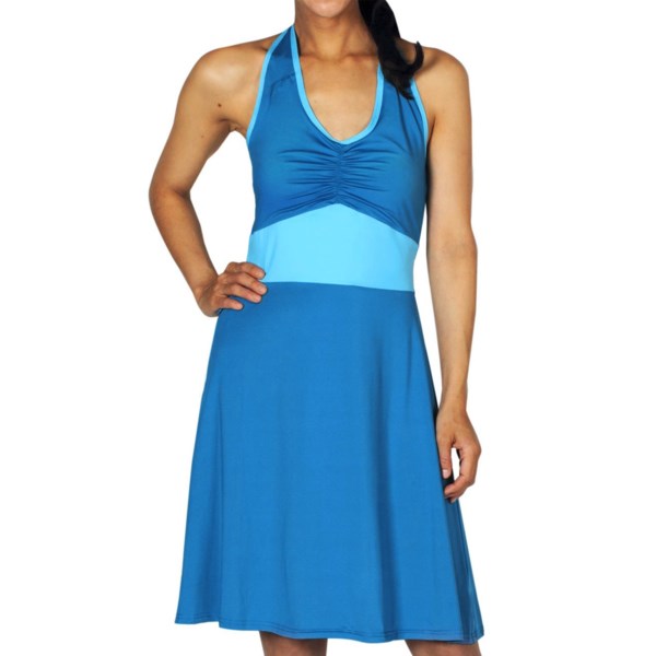 Exofficio Sol Cool Halter Dress - Upf 50 , Sleeveless (for Women)